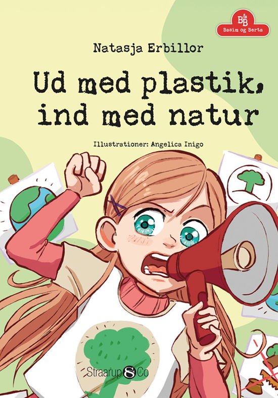 Cover for Natasja Erbillor · Basim og Berta: Ud med plastik, ind med natur (Hardcover Book) [1st edition] (2025)