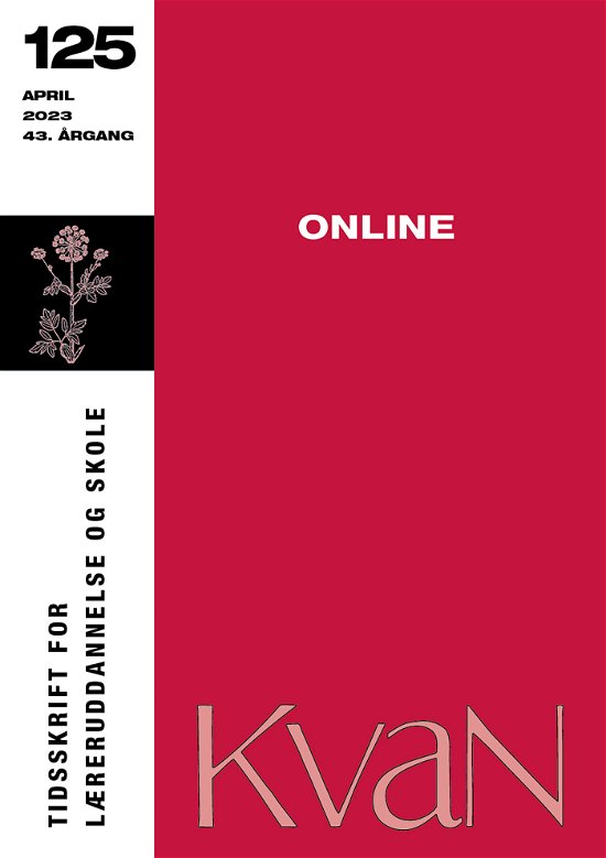Cover for Katrine K. Pedersen · KvaN 125 - Online (Sewn Spine Book) [1. Painos] (2023)