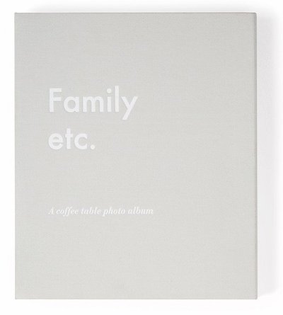 Cover for PrintWorks · Family etc. : a coffee table photo album (Book) (2018)