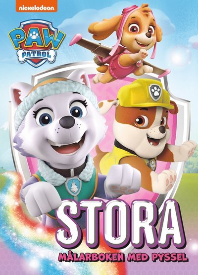 Cover for Nickelodeon · Paw Patrol. Stora målarboken med pyssel (Paperback Book) (2024)