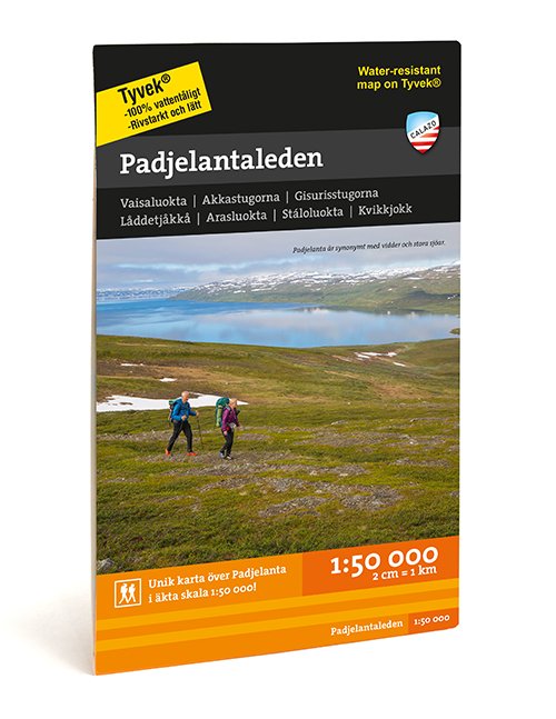 Cover for Calazo · Padjelantaleden - Mountain map detailed scale (Map) (2022)