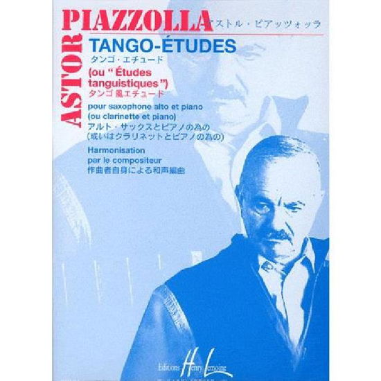 Cover for Astor Piazolla · 6 Tangotudes Saxophone &amp; Piano (Taschenbuch) (2017)
