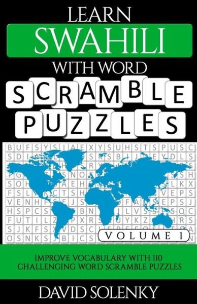 Cover for David Solenky · Learn Swahili with Word Scramble Puzzles Volume 1 (Paperback Book) (2020)