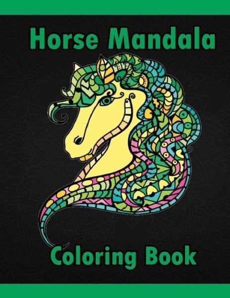 Cover for Cheval C0l · Horse Mandala Coloring Book (Paperback Bog) (2020)