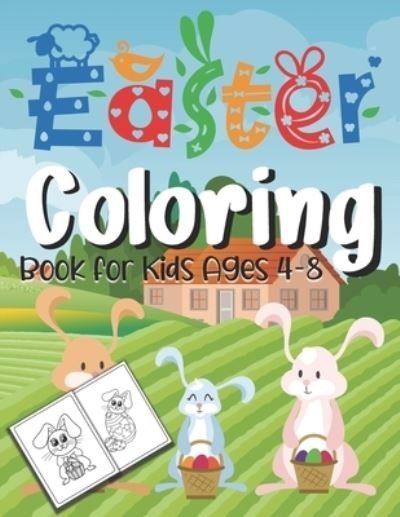 Cover for Bnke Sg · Easter Coloring Book For Kids Ages 4-8 (Paperback Bog) (2021)