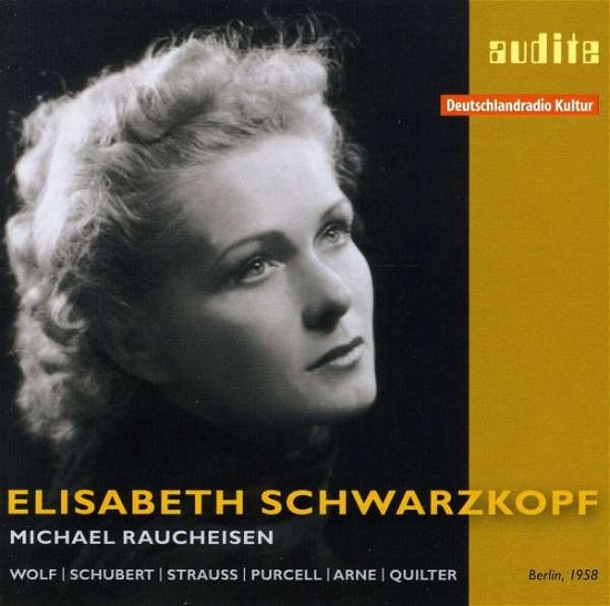 Cover for Wolf / Schubert / Strauss / Raucheisen · Elisabeth Schwarzkope (CD) (2009)