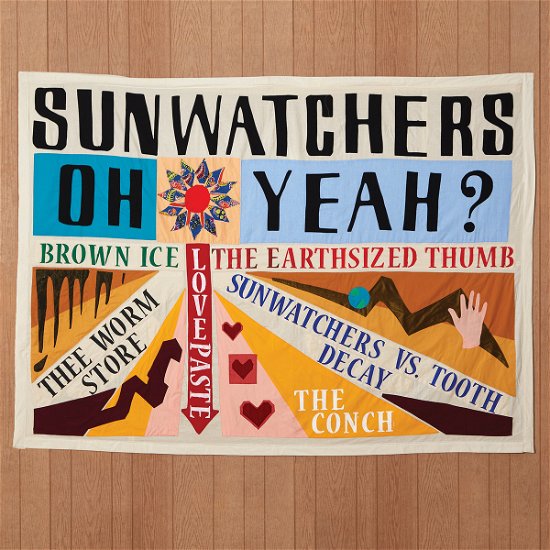 Cover for Sunwatchers · Oh Yeah? (Ltd Brown Ice Color Vinyl) (LP) [Coloured edition] (2020)