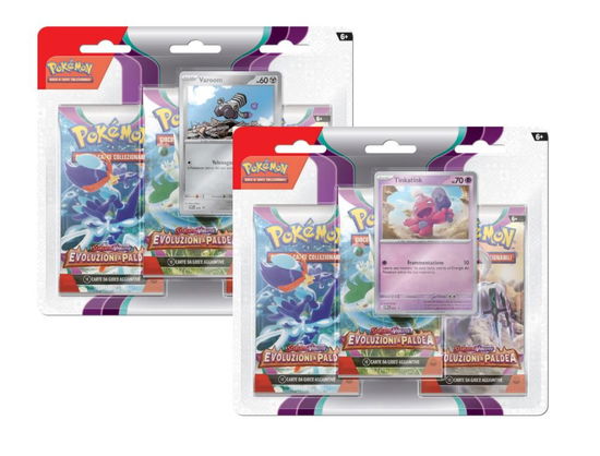 Cover for Pokemon: Konami · Blister 3 Bustine + 1 Card Evoluzioni A Paldea (MERCH)