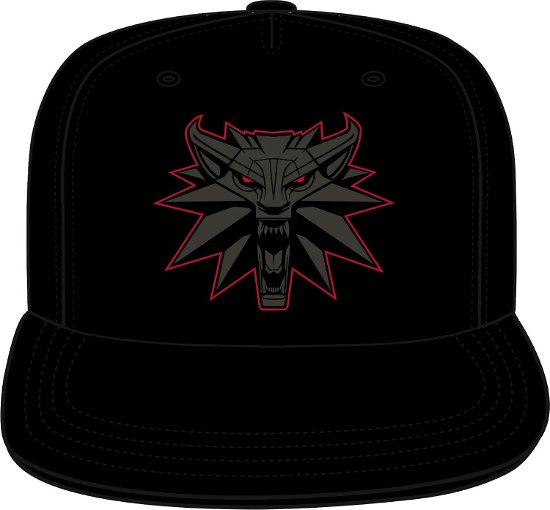 Jinx The Witcher 3 Black Wolf Snapback Hat Black (Merchandise) - Jinx - Merchandise - JINX - 0889343137334 - 4. november 2020