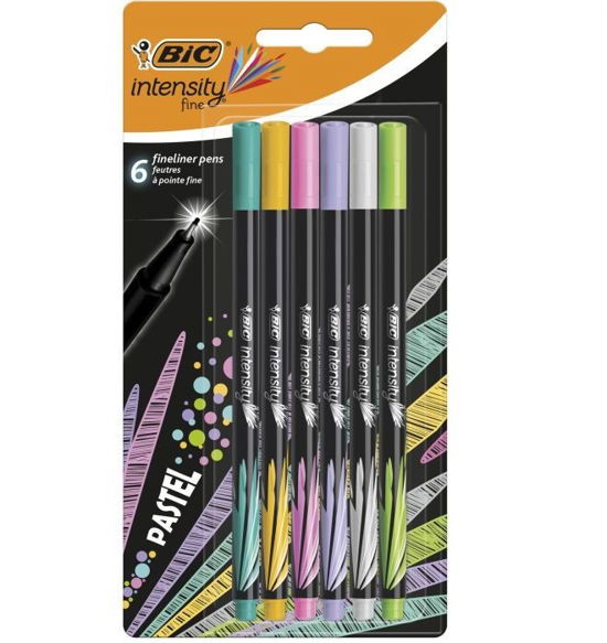 Cover for Bic · BIC Intensity Fineliners Pastel 6st. (Legetøj)