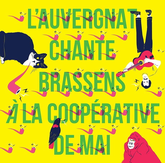 Cover for Various Artists · L'auvergnat Chante Brassens A La Cooperative De Mai (LP) (2021)