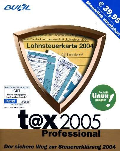 Tax 2005 Professional - Pc - Other -  - 4011282402334 - November 19, 2004