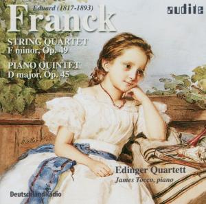 Cover for Edinger Qt.  James Tocco · Franck String Quartet and Pia (CD) (2011)