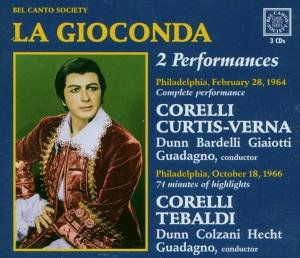 La Gioconda (G.A.Met.1946) - Cooper / Milanov / Vaghi / Tucker/+ - Musik - CANTUS LINE - 4032250037334 - 7. august 2003