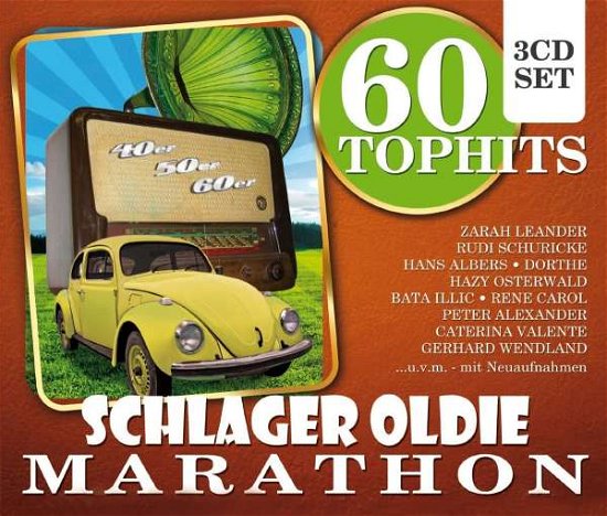 60 Top Hits Schlager Oldie Mar - Various Artists - Muziek - Documents - 4053796002334 - 24 april 2015