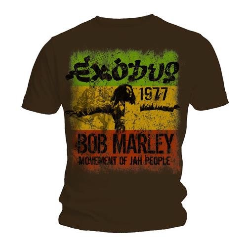 Bob Marley Unisex T-Shirt: Movement - Bob Marley - Mercancía - Bravado  - 5023209702334 - 7 de enero de 2015