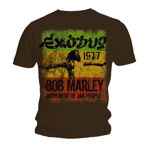 Bob Marley Unisex T-Shirt: Movement - Bob Marley - Produtos - Bravado  - 5023209702334 - 7 de janeiro de 2015