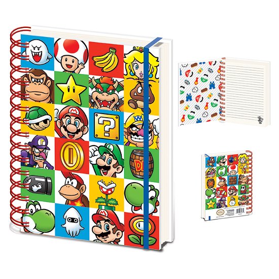 Cover for Nintendo: Pyramid · Super Mario -A5 Wiro Notebook- (Quaderno) (MERCH)
