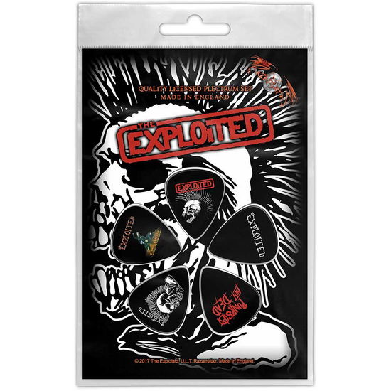 Cover for Exploited - The · The Exploited Plectrum Pack: Skull (MERCH) (2024)