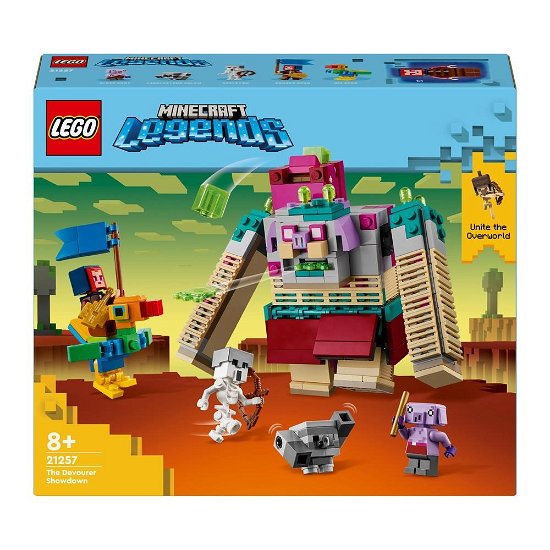 Cover for Lego · LEGO Minecraft 21257 Duel met de Verslinder (Legetøj)