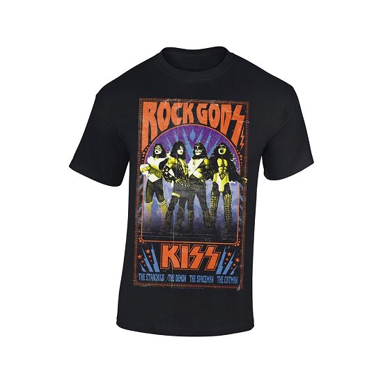 Cover for Kiss · Rock God (Kids 11-12) (T-shirt) [size L] [Black edition] (2018)
