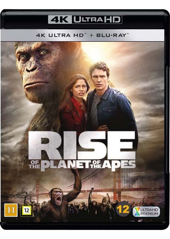 Cover for Planet Of The Apes · Rise of the Planet of the Apes (4K UHD + Blu-ray) (2017)