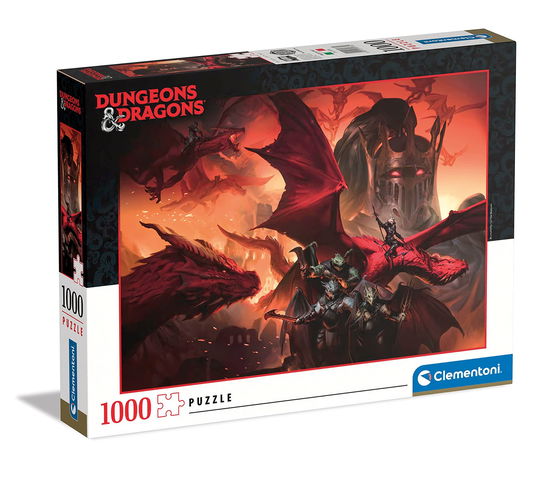 Puslespil HQC Dungeons&Dragons, 1000 brikker - Dungeons And Dragons - Board game - Clementoni - 8005125397334 - August 3, 2023