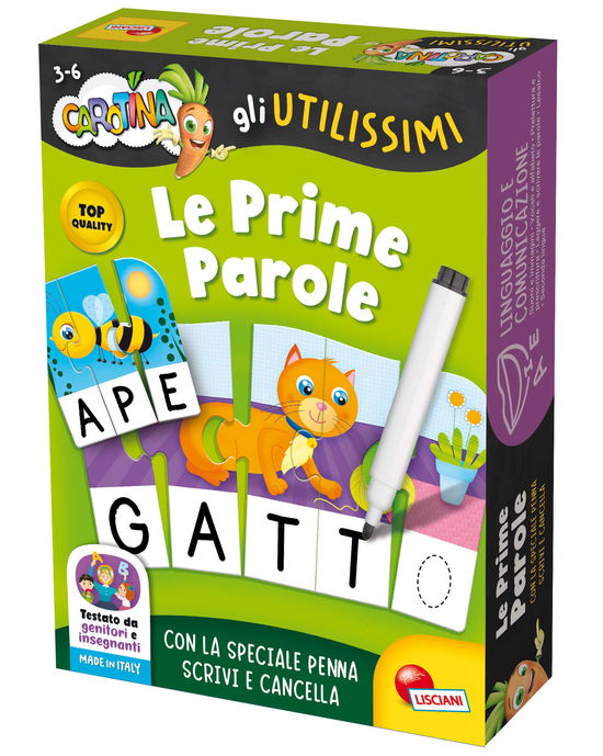 Gli Utilissimi Le Prime Parole - Lisciani: Carotina - Merchandise -  - 8008324102334 - 