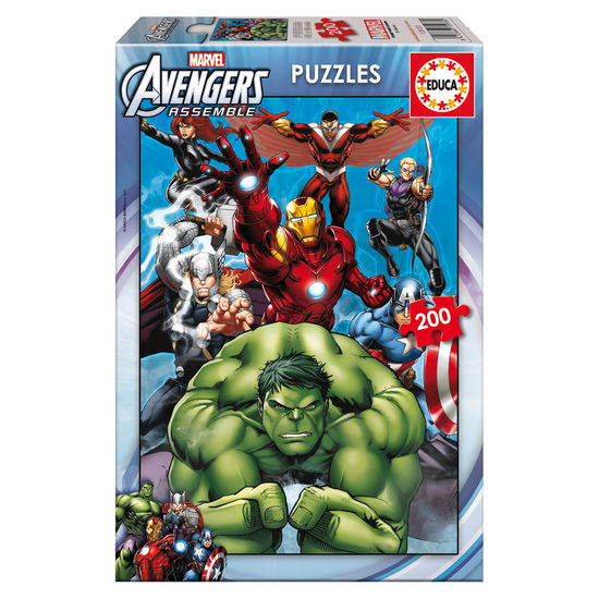 Puzzle - 200 Avengers (80-15933) - Educa - Fanituote - Educa - 8412668159334 - 