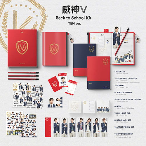 2021 WayV Back to School Kit (TEN Ver.) - Wayv - Koopwaar - LAVEL V - 8809718447334 - 