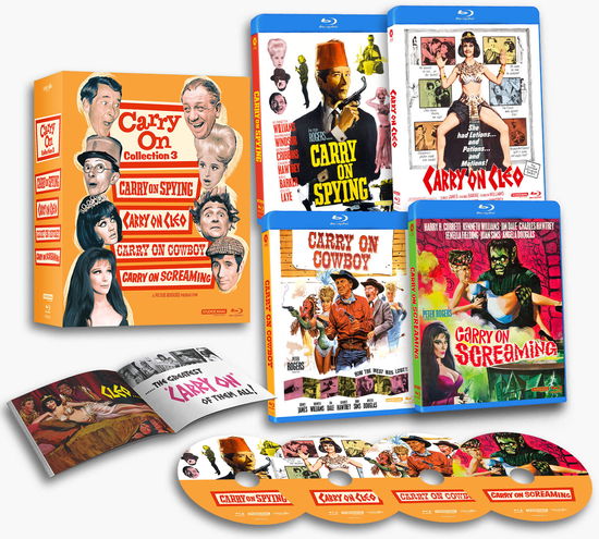 Cover for Blu-ray · Carry On. Film Collection 3 - Limited Edition Blu-ray &amp; Booklet (Blu-ray) (2023)