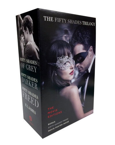 Cover for E L James · Fifty Shades Trilogy: The Movie Tie-In Editions with Bonus Poster: Fifty Shades of Grey, Fifty Shades Darker, Fifty Shades Freed (Pocketbok) (2018)