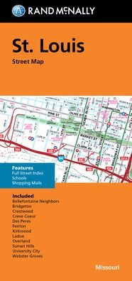 Rand McNally Folded Map: St. Louis Street Map - Rand McNally - Bøger - Rand McNally - 9780528025334 - 15. oktober 2021