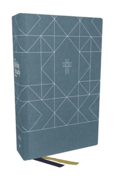 Cover for Sam O'Neal · NKJV, The Bible Study Bible, Cloth over Board, Blue, Comfort Print (Hardcover Book) (2023)