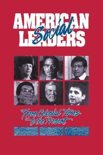 Cover for Bill Mcguire · American Social Leaders: From Colonial Times to the Present (Hardcover Book) (1993)