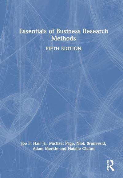 Cover for Hair Jr., Joe (Kennesaw State University, USA) · Essentials of Business Research Methods (Hardcover Book) (2023)