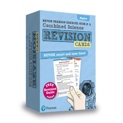 Cover for Pearson REVISE Edexcel GCSE Combined Science (Higher): Revision Cards incl. online revision and quizzes - for 2025, 2026 exams - Pearson Revise (Book) (2019)