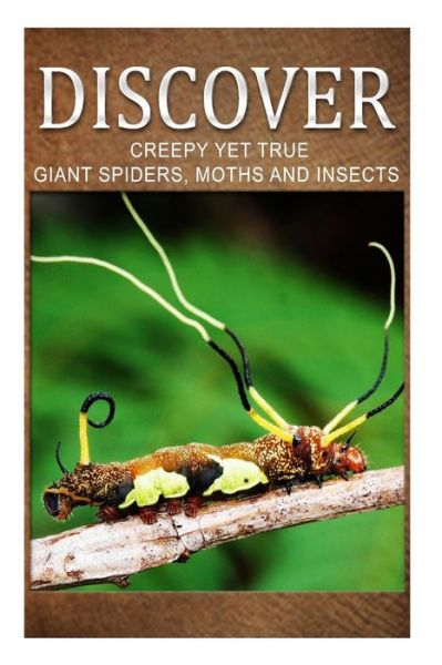 Cover for Discover Press · Creepy Yet True Giant Spiders, Moths and Insects - Discover: Early Reader's Wildlife Photography Book (Taschenbuch) (2014)