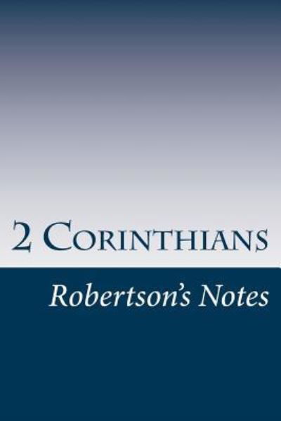 Cover for John Robertson · 2 Corinthians (Paperback Book) (2017)