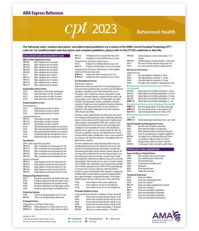 Cover for American Medical Association · CPT 2023 Express Reference Coding Card (Book) (2022)