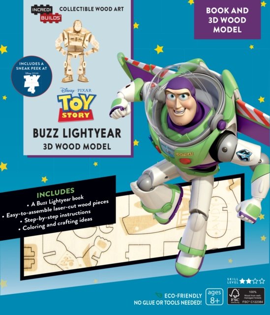 IncrediBuilds: Toy Story: Buzz Lightyear Book and 3D Wood Model - Incredibuilds - Insight Editions - Kirjat - Insight Editions - 9781682982334 - perjantai 5. heinäkuuta 2019
