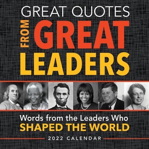2022 Great Quotes From Great Leaders Boxed Calendar - Sourcebooks - Gadżety - Sourcebooks, Inc - 9781728231334 - 3 września 2021