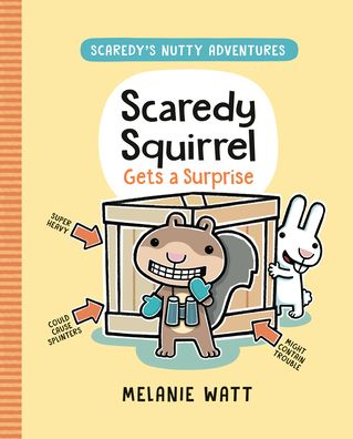 Cover for Melanie Watt · Scaredy Squirrel Gets a Surprise (Pocketbok) (2023)