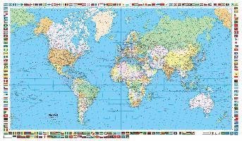 K Ummerly · Welt political wall map laminated (Map) (2022)