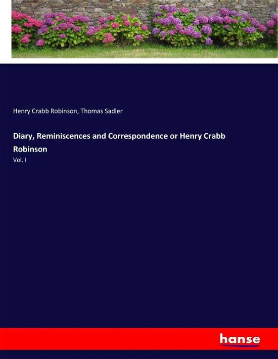 Cover for Robinson · Diary, Reminiscences and Corre (Book) (2017)
