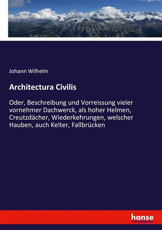 Cover for Wilhelm · Architectura Civilis (Bok) (2021)