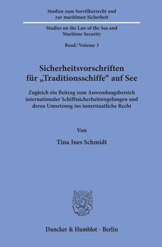 Cover for Schmidt · Sicherheitsvorschriften für »Tr (Bok) (2019)