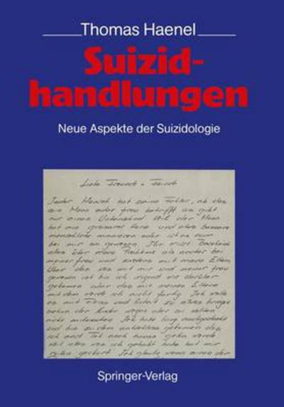 Cover for Thomas Haenel · Suizidhandlungen (Paperback Book) [German edition] (1989)