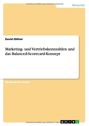 Cover for Zöllner · Marketing- und Vertriebskennzah (Book) [German edition] (2014)