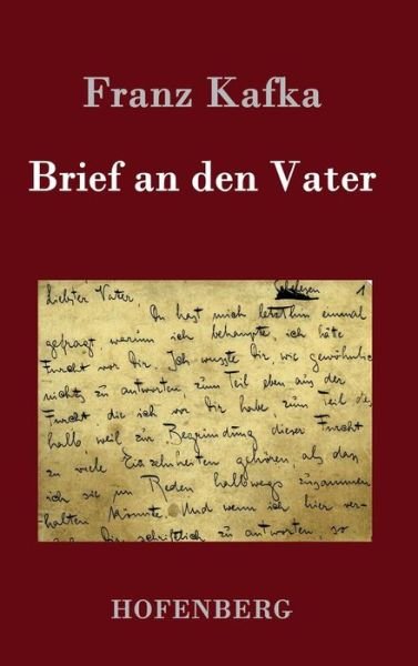 Cover for Franz Kafka · Brief an den Vater (Hardcover bog) (2015)